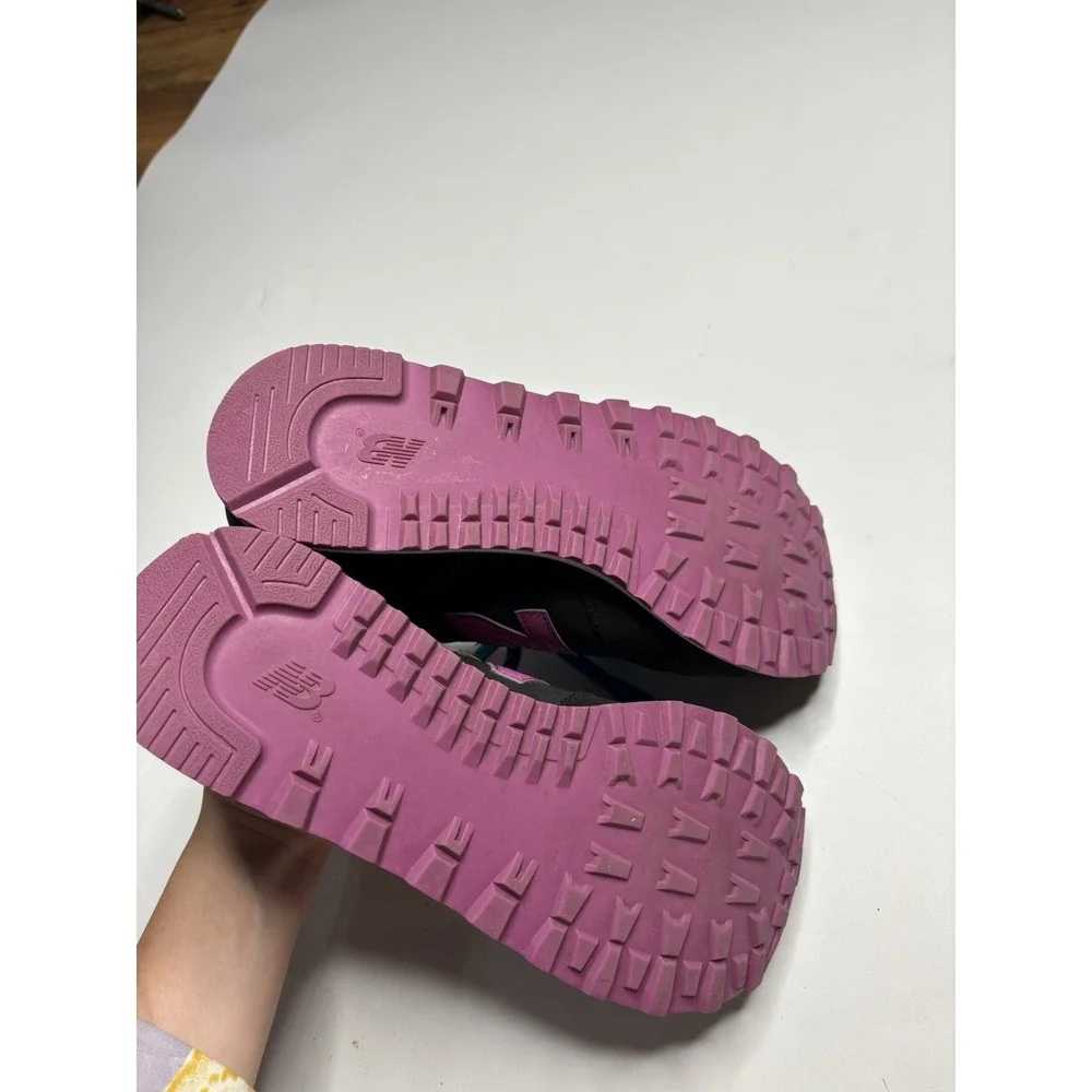New Balance 501 Womens Black Purple Blue Sneakers  Size 8.5